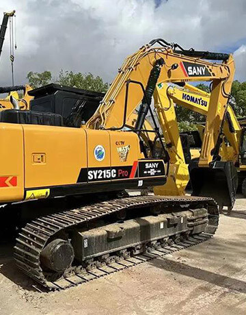 Used SANY 215C Excavator Shipped to Qatar