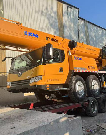 Used XCMG crane 70Ton is ready shipping to Saudi Arabia