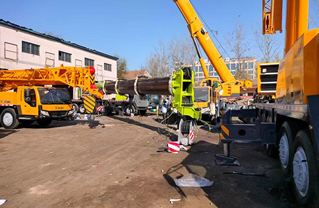 How do I inspect used heavy equipment before making a purchase?
